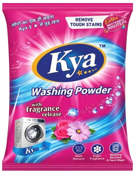 375g Pink Detergent Powder Front